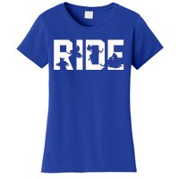 Snowmobile Ride Snowmobiling Winter Sport Gift Women's T-Shirt