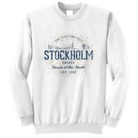 Sweden Retro Style Vintage Stockholm Sweatshirt