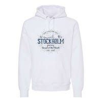 Sweden Retro Style Vintage Stockholm Premium Hoodie