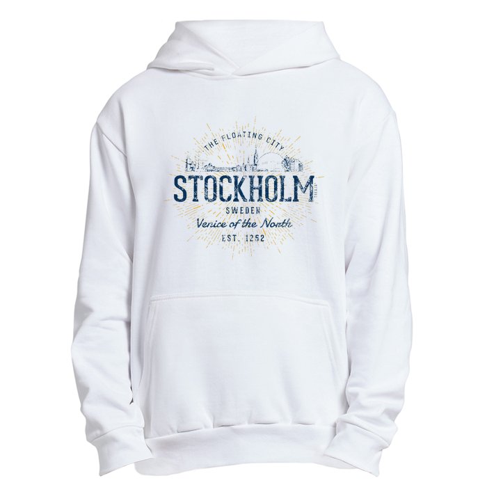 Sweden Retro Style Vintage Stockholm Urban Pullover Hoodie