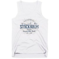 Sweden Retro Style Vintage Stockholm Tank Top