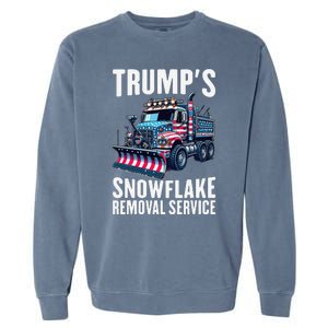 Snowflake Removal Service TrumpS Snowflake Removal Service Garment-Dyed Sweatshirt