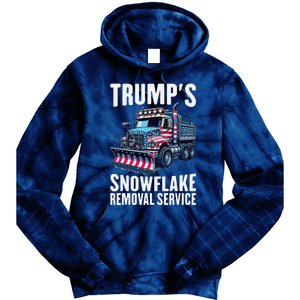 Snowflake Removal Service TrumpS Snowflake Removal Service Tie Dye Hoodie