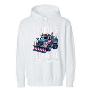 Snowflake Removal Service TrumpS Snowflake Removal Service Garment-Dyed Fleece Hoodie