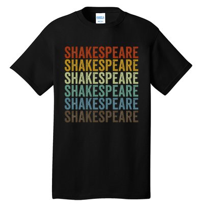 Shakespeare Retro Tall T-Shirt