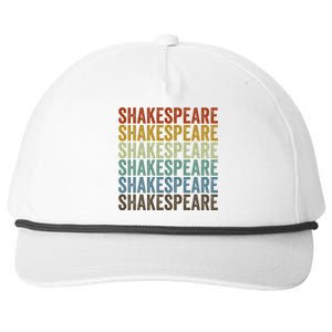 Shakespeare Retro Snapback Five-Panel Rope Hat