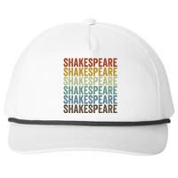 Shakespeare Retro Snapback Five-Panel Rope Hat