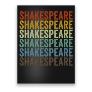 Shakespeare Retro Poster