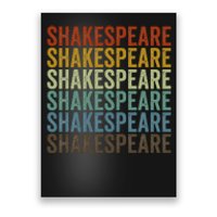 Shakespeare Retro Poster