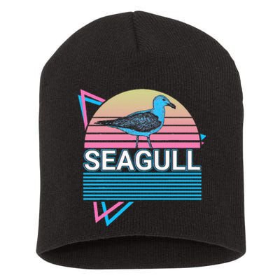 Seagull Retro Short Acrylic Beanie