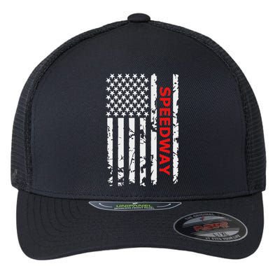 Speedway Racing Flexfit Unipanel Trucker Cap