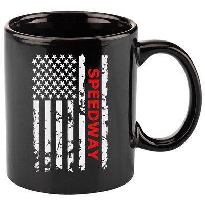 Speedway Racing 11oz C Handle Ceramic Mug