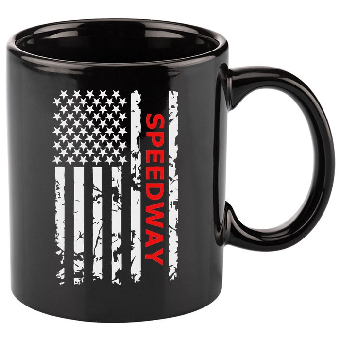 Speedway Racing 11oz C Handle Ceramic Mug