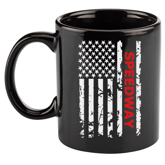 Speedway Racing 11oz C Handle Ceramic Mug
