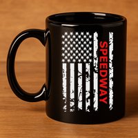 Speedway Racing 11oz C Handle Ceramic Mug