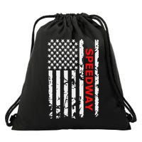 Speedway Racing Drawstring Bag
