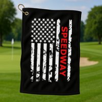 Speedway Racing Golf Towel