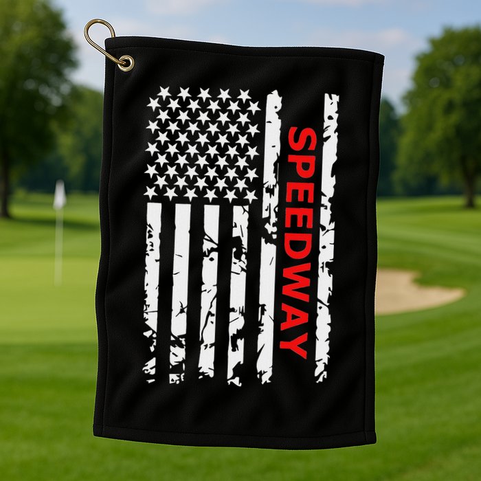 Speedway Racing Golf Towel
