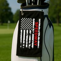 Speedway Racing Golf Towel