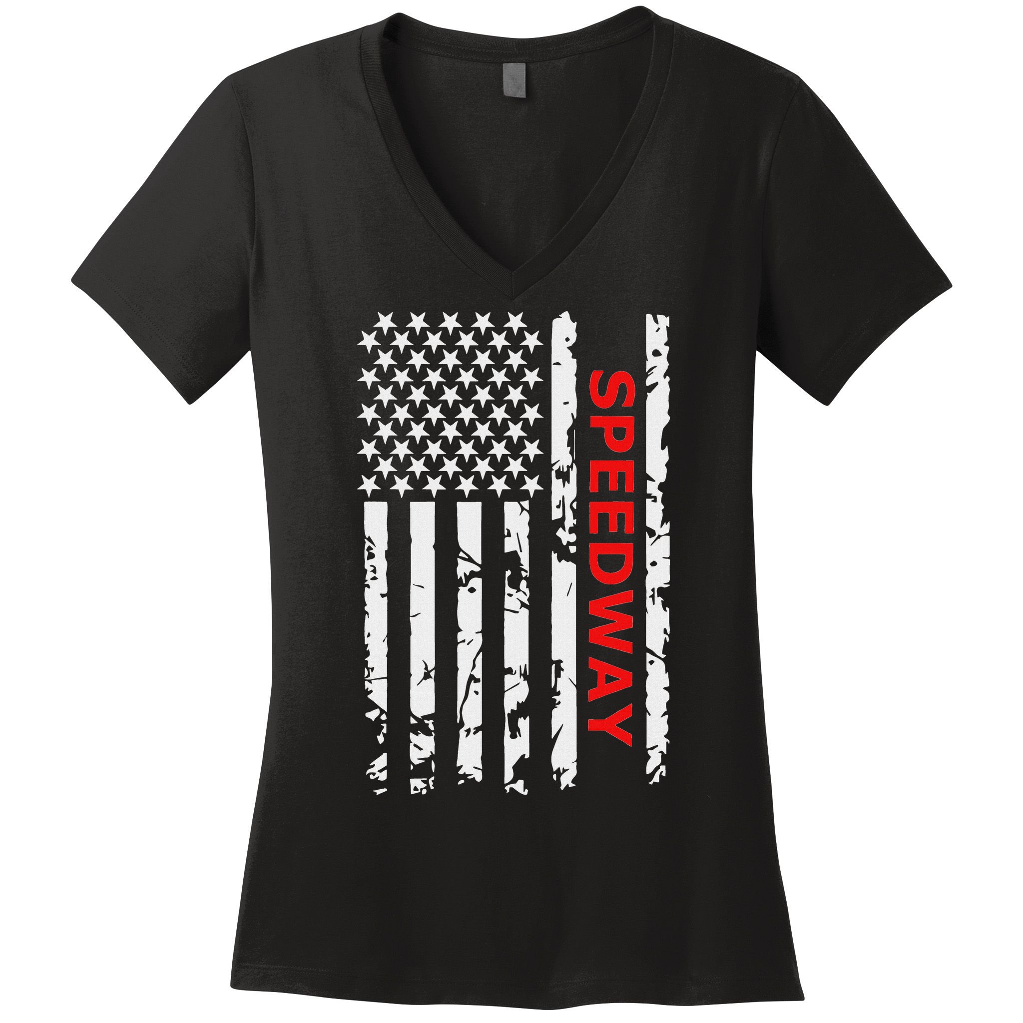 Speedway Racing Women's V-Neck T-Shirt