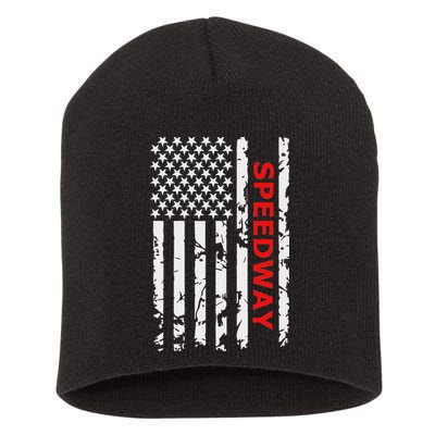 Speedway Racing Short Acrylic Beanie