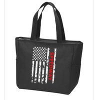 Speedway Racing Zip Tote Bag