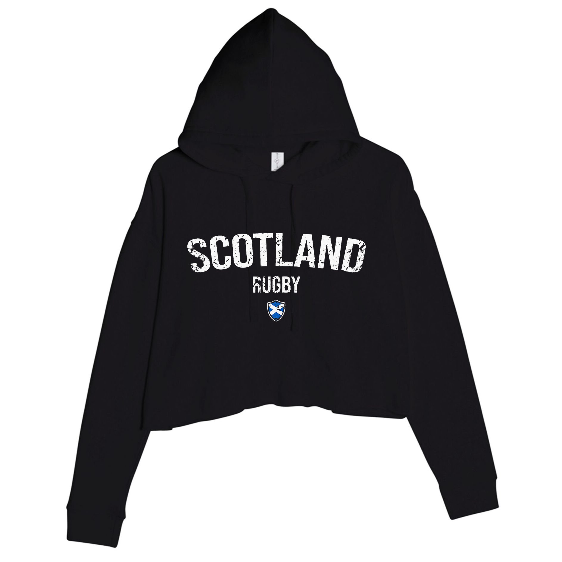 Scotland Rugby Six Nations Rugby Scotland Supporter Rugby Crop Fleece Hoodie