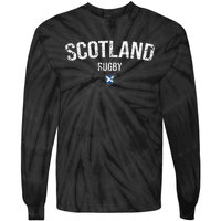 Scotland Rugby Six Nations Rugby Scotland Supporter Rugby Tie-Dye Long Sleeve Shirt