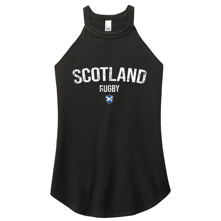 Scotland Rugby Six Nations Rugby Scotland Supporter Rugby Women's Perfect Tri Rocker Tank