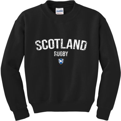 Scotland Rugby Six Nations Rugby Scotland Supporter Rugby Kids Sweatshirt