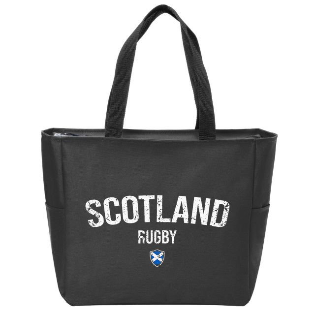 Scotland Rugby Six Nations Rugby Scotland Supporter Rugby Zip Tote Bag