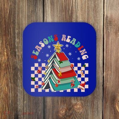 Seasons Reading School Librarian Christmas Librarian Xmas Meaningful Gift Coaster