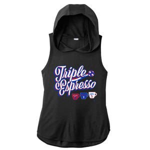 Swanson Rodman & Smith Triple Espresso Usa Soccer Ladies PosiCharge Tri-Blend Wicking Draft Hoodie Tank