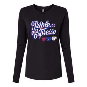 Swanson Rodman & Smith Triple Espresso Usa Soccer Womens Cotton Relaxed Long Sleeve T-Shirt