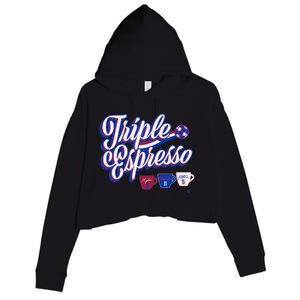 Swanson Rodman & Smith Triple Espresso Usa Soccer Crop Fleece Hoodie