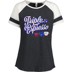 Swanson Rodman & Smith Triple Espresso Usa Soccer Enza Ladies Jersey Colorblock Tee