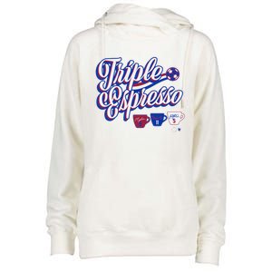 Swanson Rodman & Smith Triple Espresso Usa Soccer Womens Funnel Neck Pullover Hood