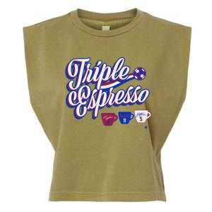 Swanson Rodman & Smith Triple Espresso Usa Soccer Garment-Dyed Women's Muscle Tee