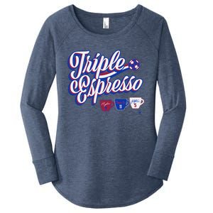 Swanson Rodman & Smith Triple Espresso Usa Soccer Women's Perfect Tri Tunic Long Sleeve Shirt