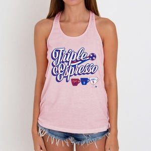 Swanson Rodman & Smith Triple Espresso Usa Soccer Women's Knotted Racerback Tank