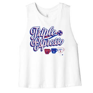 Swanson Rodman & Smith Triple Espresso Usa Soccer Women's Racerback Cropped Tank