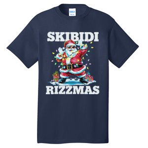 Skibid.I Rizzmaschristmas Santa Rizz Tall T-Shirt