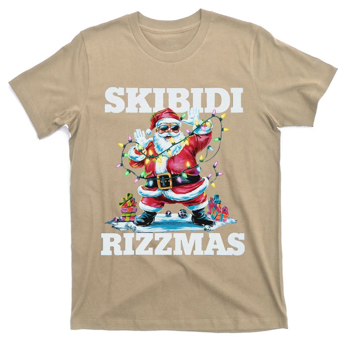 Skibid.I Rizzmaschristmas Santa Rizz T-Shirt