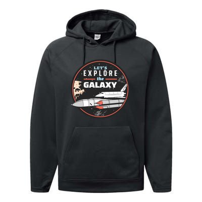 Space Retro Performance Fleece Hoodie