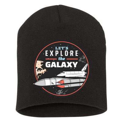 Space Retro Short Acrylic Beanie