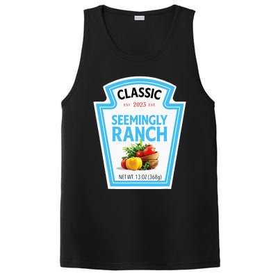 Seemingly Ranch Sauce Dressing Halloween Costume Matching PosiCharge Competitor Tank