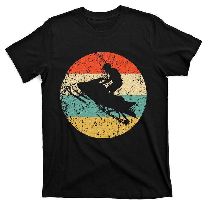 Snowmobile Retro Style Snowmobiling T-Shirt