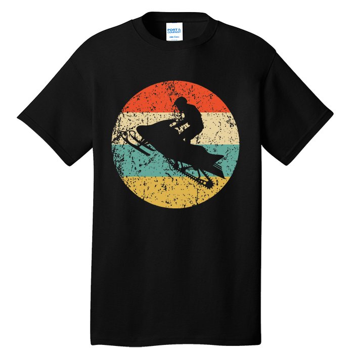 Snowmobile Retro Style Snowmobiling Tall T-Shirt