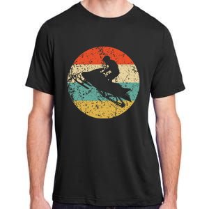 Snowmobile Retro Style Snowmobiling Adult ChromaSoft Performance T-Shirt