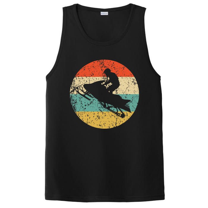 Snowmobile Retro Style Snowmobiling PosiCharge Competitor Tank